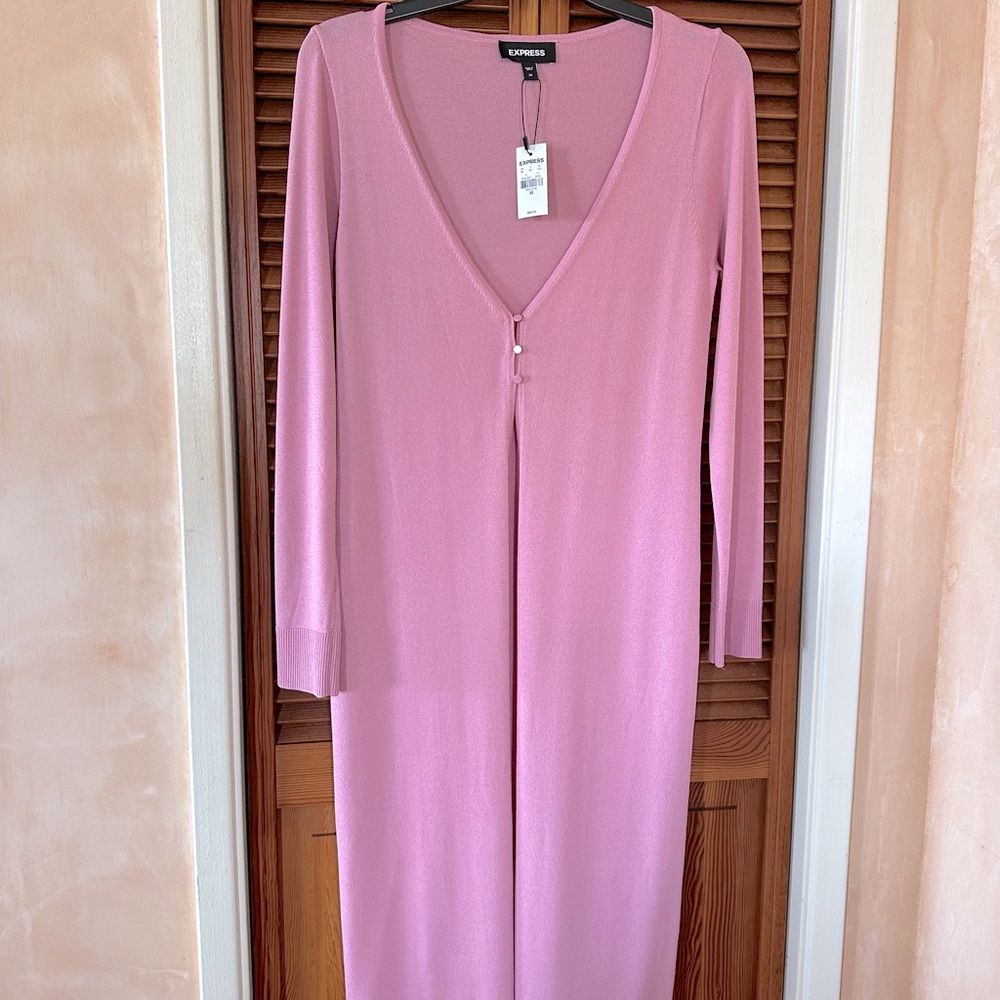 New tags on Express cardigan duster